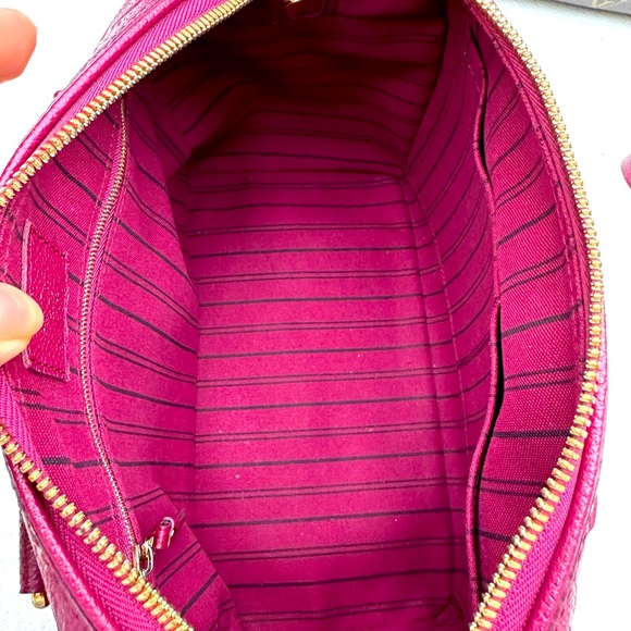 💕AUTHENTIC Louis Vuitton AURORE Monogram Empreinte Speedy BANDOULIERE 25 Bag💕 - Picture 12 of 14